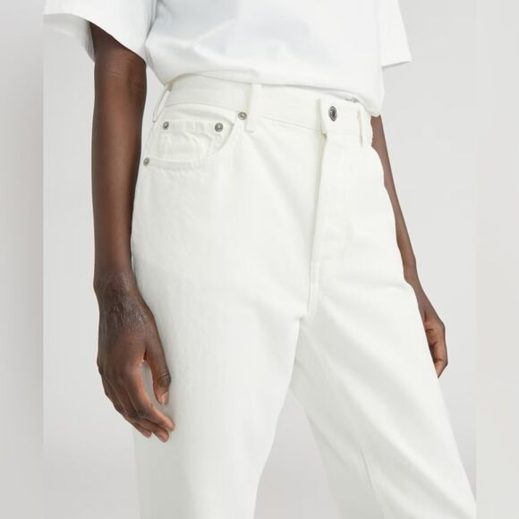 Everlane Women’s The 90s Cheeky Straight Jean in bone Size 25 NWT - Picture 4 of 16